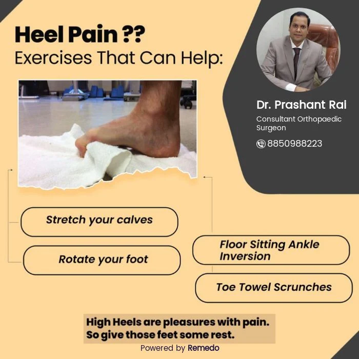 High heels are pleasures with pain. So give those feet some rest